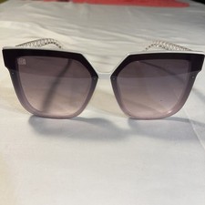 Laundry by Design Women  s Square Sunglasses 64mm LD323 Purple Ombr 