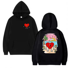 Bad Bunny Super Bowl Style Graphic Hoodie Unisex Pullover Un Verano Sin Ti