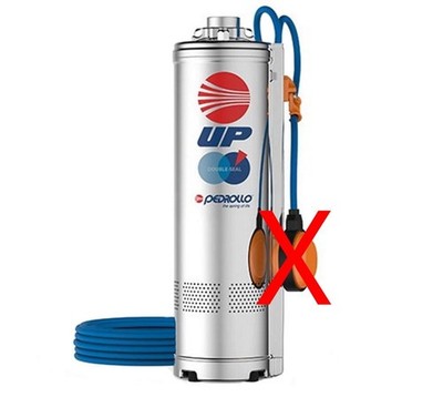 Tauchpumpe Mehrstufig Wasserpumpe PEDROLLO UP 2/4 1Hp 400V