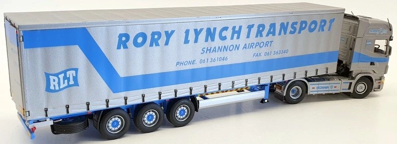 Universal Hobbies 1/50 Scale 5612A - Scania Trailer Curtainside - Grey - Photo 2/4