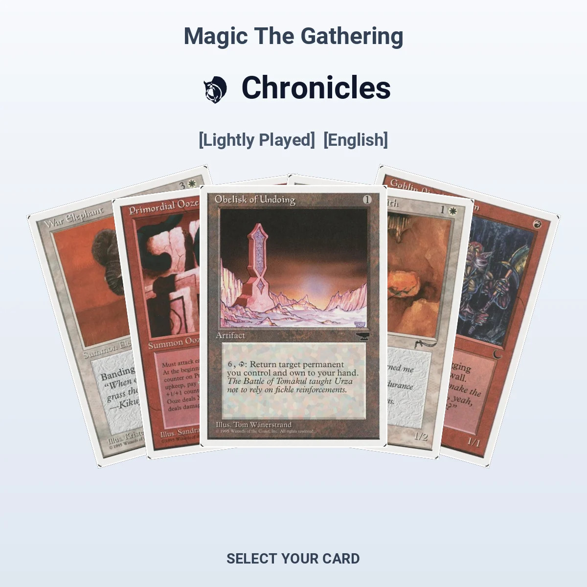 Magic The Gathering Chronicles - Select Your Cards (LP)