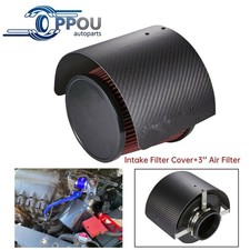 2.5-3.5 Cone Stainless Steel Air Intake Filter Heat Shield Cover Universal 2.5-3.5 Cone Stainless Steel Air Intake Filter Heat Shield Cover Universal