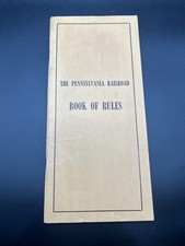 SEPTEMBER 1949 PRR PENNSYLVANIA RAILROAD BOOK OF RULES  