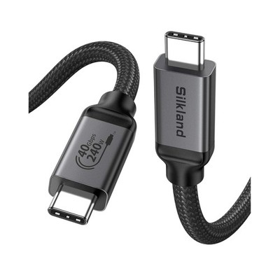 Thunderbolt 4 Kabel USB C 40Gbps 2m 240W 8K 4K HDR Monitor Dock
