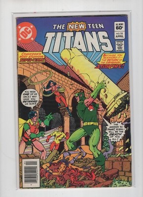 New Teen Titans #18 (1982) Newstand, DC Comics