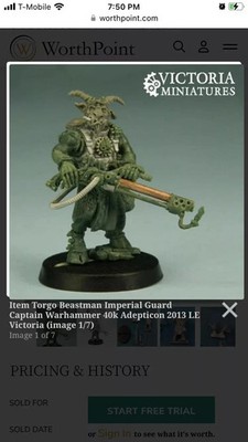 Adepticon 2013 Limited Edition Torgo Chaos Guard Victoria Miniatures NEW OOP C