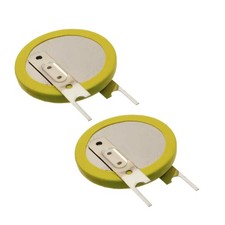 2x CR-2032/VCN 3V Lithium Coin Battery Vert 2 Pin for Real Time Clock
