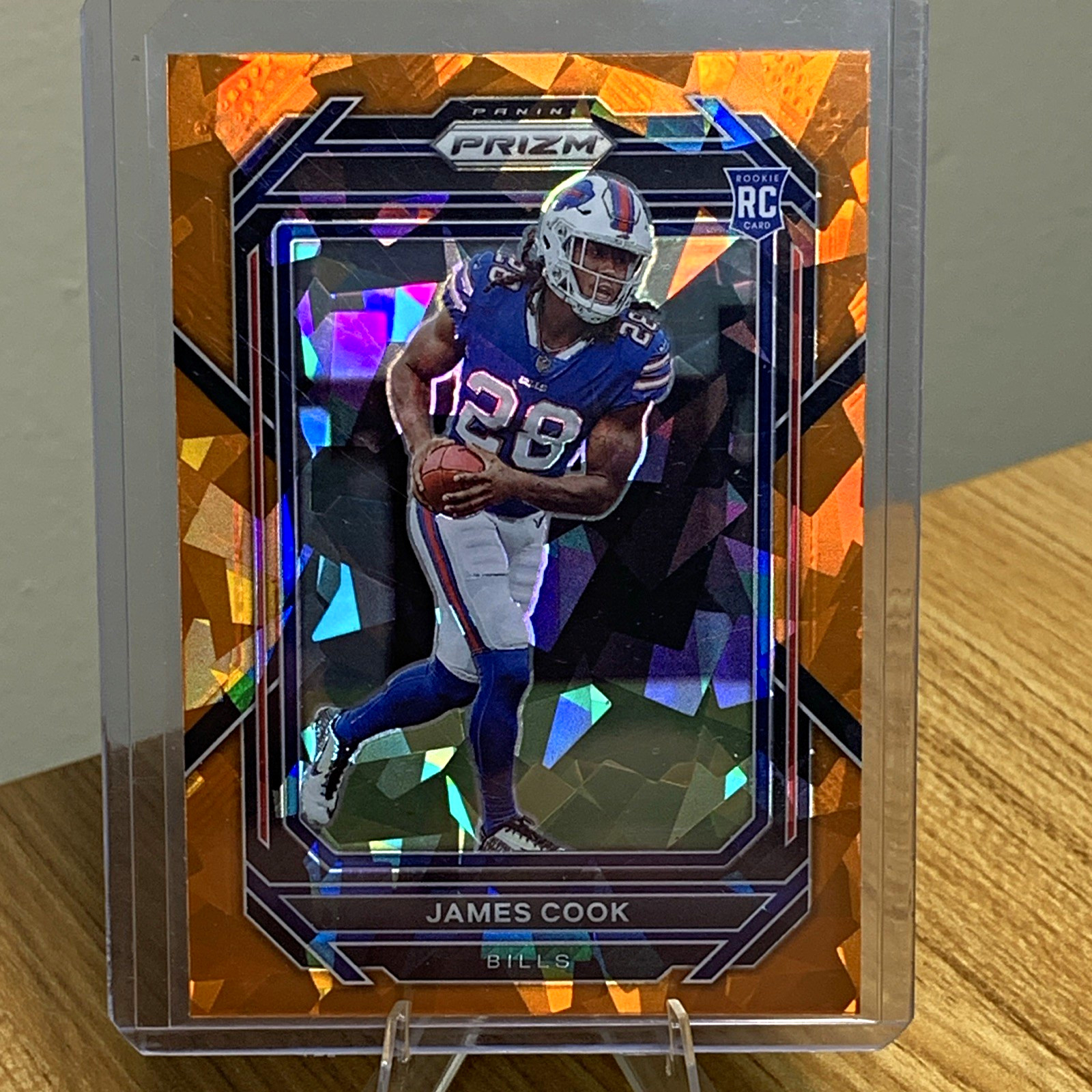 2022 Panini Prizm Football - Rookies James Cook #319 Bills (RC) Orange Ice