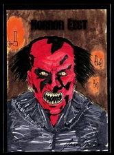 Artists Assemble 1/1 SKETCH AUTO Horror Fest Red Faced Demon Insidious Millett