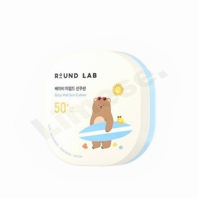 ROUND LAB Baby Mild Sun Cushion SPF50+ (Pack Size: 16g) | K-Beauty