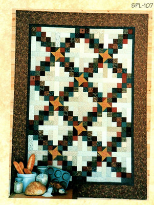 Confetti Stars Quilt Pattern Lap - Twin - Queen Sizes Stars Striped Pieced