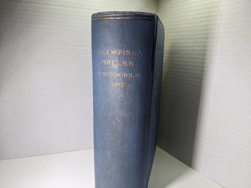 Vtg 1912 Olympiska Compiska Spelen Book I STOCKHOLM Official Records-Jim Thorpe - Picture 2 of 19