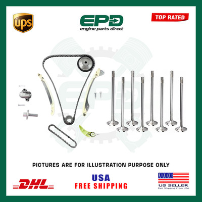 TIMING CHAIN KIT + INTAKE VALVE FOR NISSAN, JUKE, PUISAR H5FT HRA2DDT 1.2 PETROL