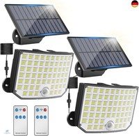 Kagoling Solar Lights For Outdoors, 256 Led, 3 Modes, Solar Light Outdoor With