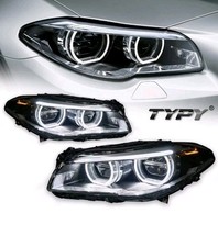 Coppia Fari Anteriori PER BMW Serie 5 F10 2010-2013 Luci Diurne Indicatori Dinam