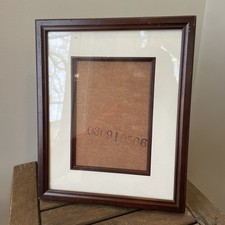 Solid Wood Walnut Veneer Deep Insert 5  x7  Picture Frame  