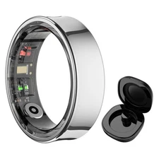2025 Smart Ring Health Tracker, IP65 Waterproof Monitor for Heart Rate & Fitness