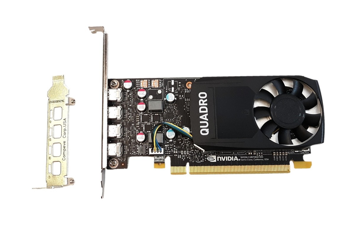HP nVidia Quadro P620 2GB GDDR5 PCIE x16 4xminiDP L11436-001