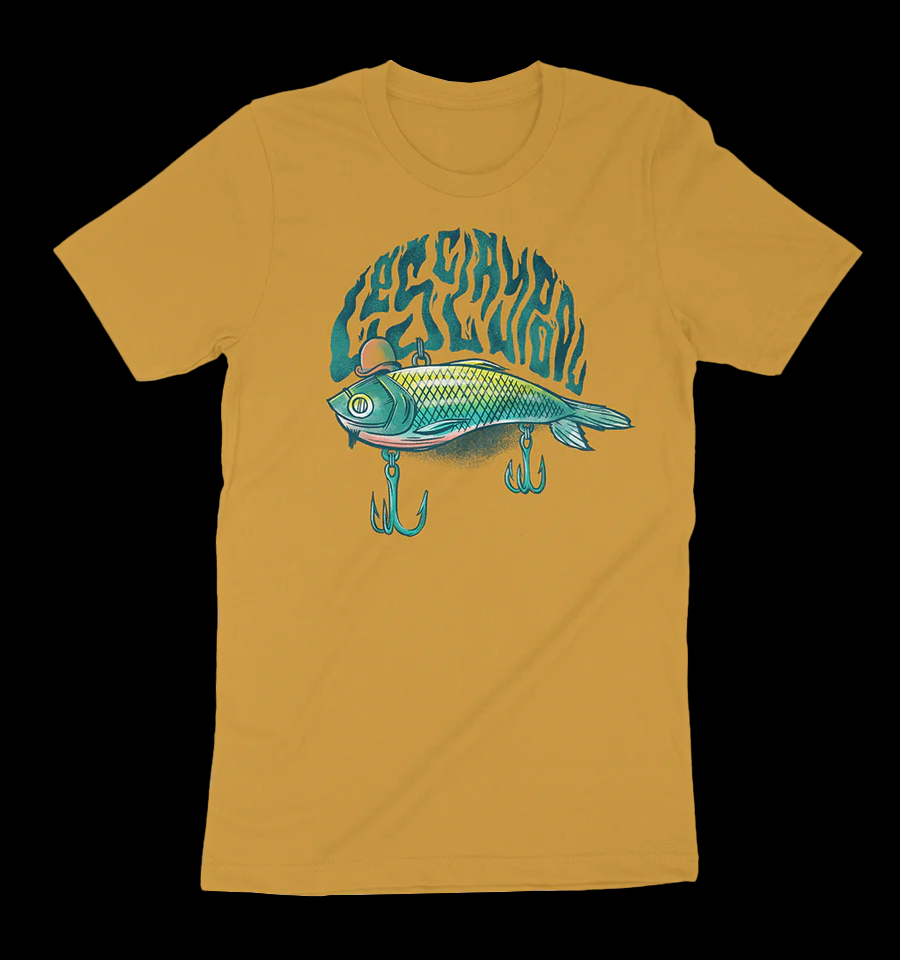 VTG RETRO Les Claypool T-shirt Yellow Short Sleeve All Sizes