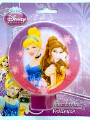Disney PRINCESS or FROZEN Plug-in NIGHT LIGHT Lamp 7 Varieties NEW!