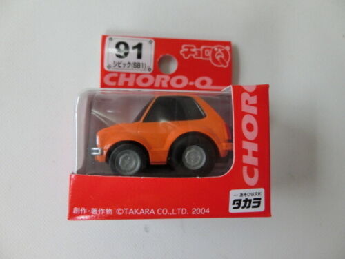 Takara Cholo Q 91 Civic Sb1 pomarańczowa Honda Minicar - Zdjęcie 1 z 4