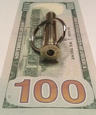 45-70 GOVERNMENT BULLET BRASS CARTRIDGE SHELL KEYCHAIN KEYRING BRIGHT BRASS