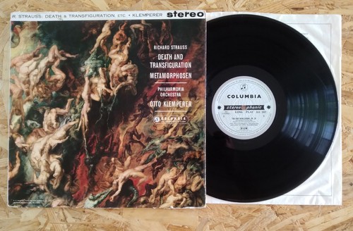 Klemperer PO Strauss Death Transfiguration Metamorphosen Columbia SAX 2437 Ed1