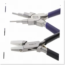 Wire Working Combo - 2 Piece Set of 5.75 Wire Bending Plier and 4.75 Double Nylo