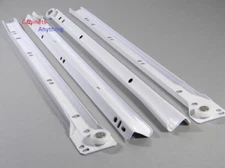 KV  1805 3/4 Extension White Epoxy Drawer Slides - 16"