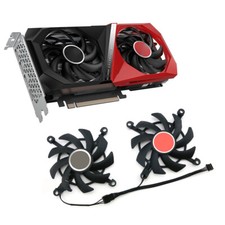 For COLORFUL RTX3060 3050 BattleAx DUO Graphics Card Cooling fan