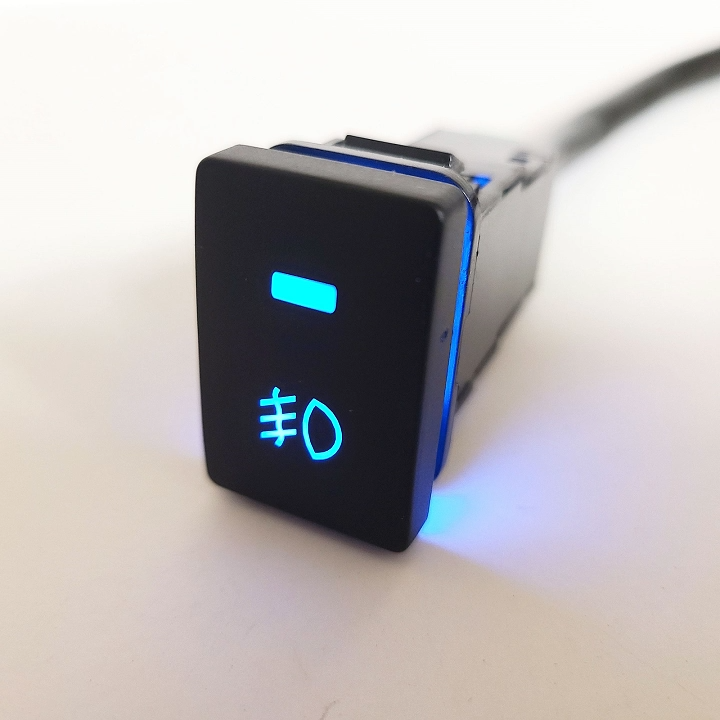 Fit 2012-2020 Toyota Tacoma Fog Light Blue Push Button On/Off Switch ...