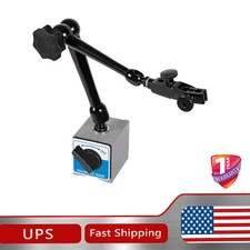 DG61003 Regular Duty Dial Gage Holder Mag Base w/Metal Fine Adjust 176 Ibs