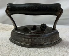 Miniature Dover Sad Iron No. 912 Toy Salesman Sample Working Clasp Antique