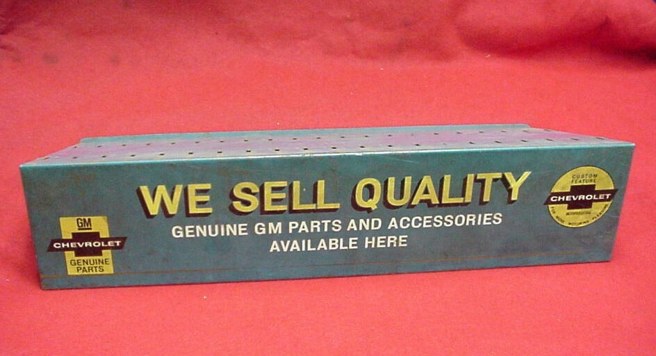 VINTAGE CHEVY PARTS CATALOG MANUAL RACK STAND CHEVROLET 60'S CORVETTE