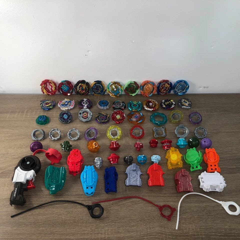 Beyblade Lot Stadium Launcher Metal Plastic Mixed Huge Collection Incomplete 67 - Image 2 of 4