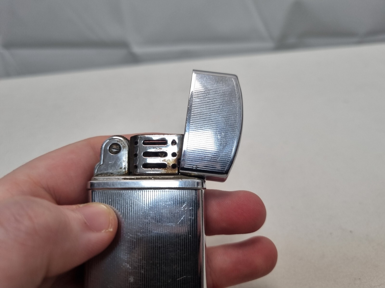 Vintage Zenith Cigarette Lighter Mirrored Gas Small Not Working (13) eBay