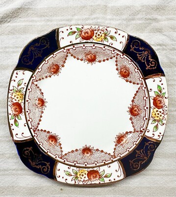 Vintage Colclough Bone China Bread Dish Plate 6612 Longton England 1940s