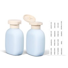 3.4oz Travel Bottle with Flip Cap, Leak Proof Squeeze Bottles, Refillable Pla...