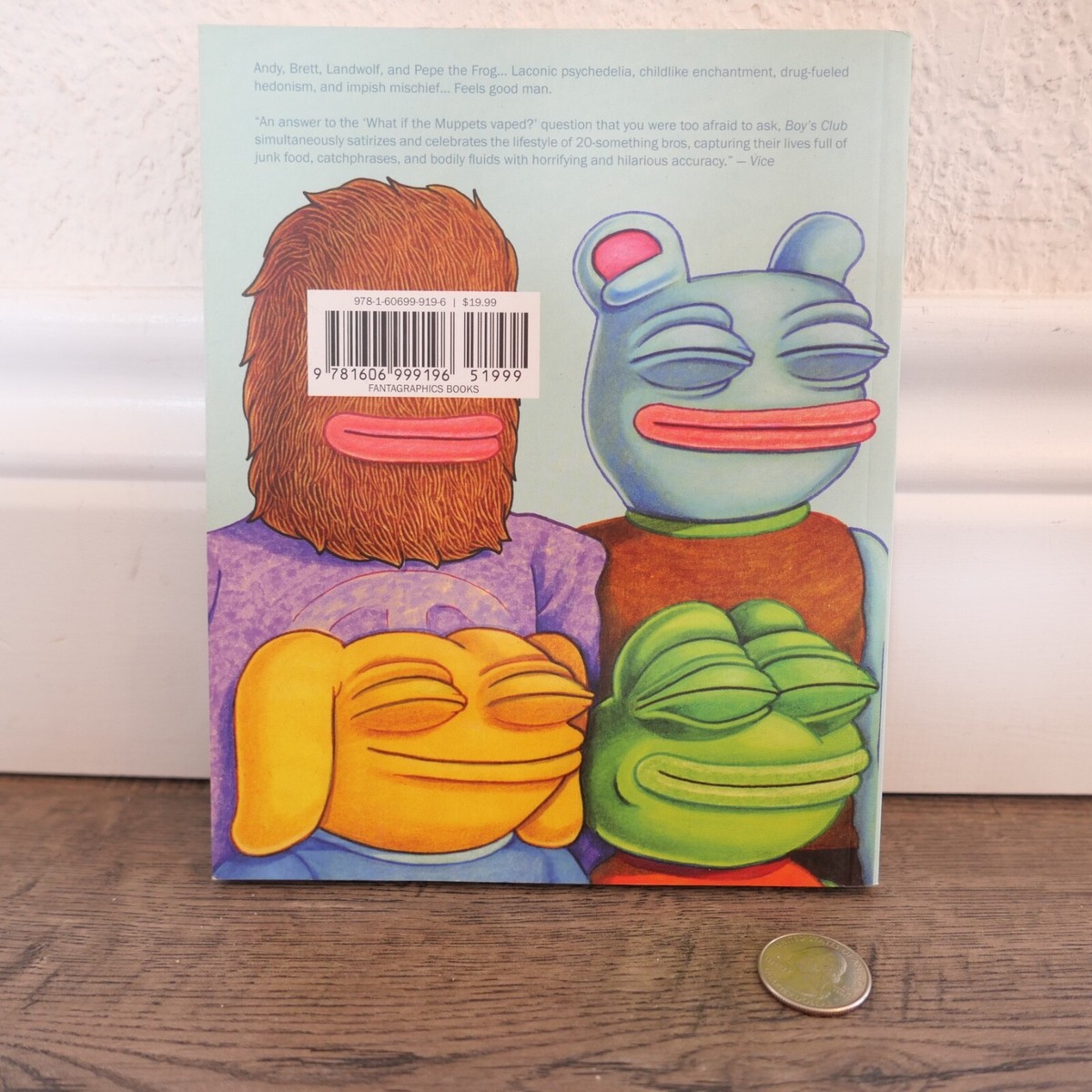 Boy's Club by Matt Furie EUC Comic Book Graphic Novel Pepe The