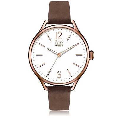Ice-Watch - Ice Time Brown - Braun Damenuhr mit Lederarmband - 013055 (Medium) - Bild 1 von 3