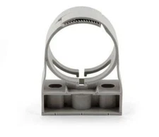 4" PVC White Pipe Hanger / Mounting Bracket  UV Stable Quality plumbing fastener