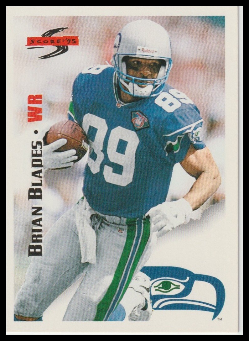 1995 Brian Blades Score Pinnacle Football #197 Seattle Seahawks
