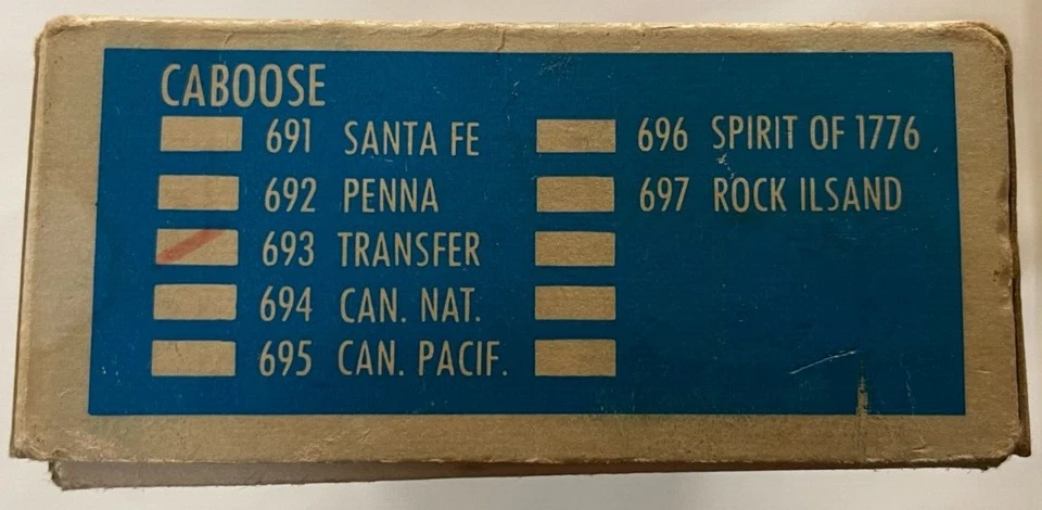 MODEL POWER HO #693 - Caboose - Transfer #540 - Image 2 of 2