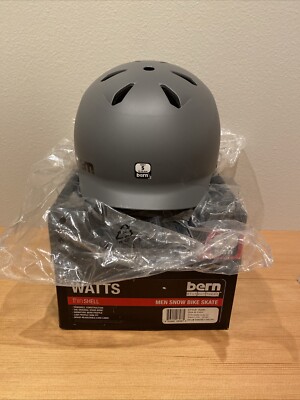 Bern Watts Helmet Small  52-55.5 cm Matte Gray Multisport Unisex Ski Snowboard