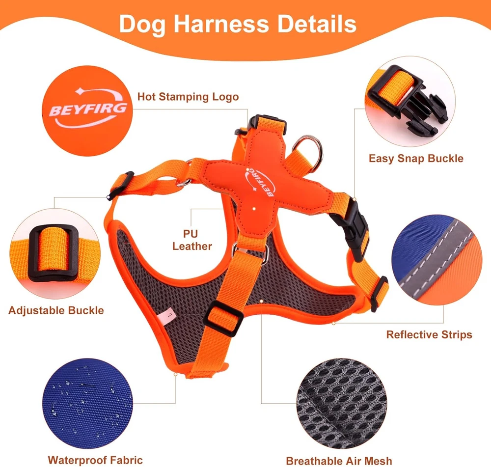 _ Dog Harness and Leash Set for Small Sized Dogs, Lightweight & Soft Puppy Harne _ Dog Harness and Leash Set for Small Sized Dogs, Lightweight & Soft Puppy Harne