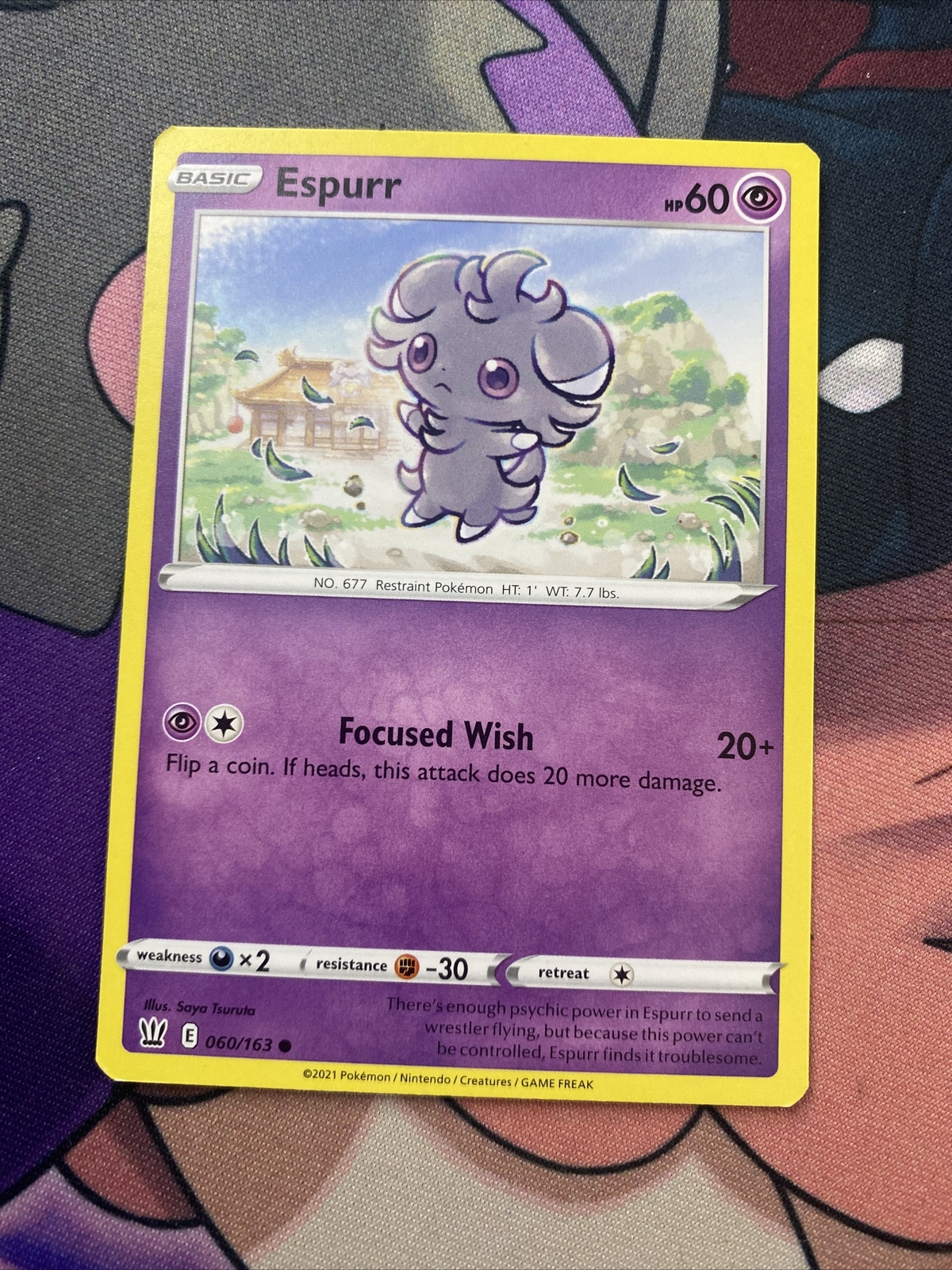 Pokemon TCG Battle Styles Espurr 060/163
