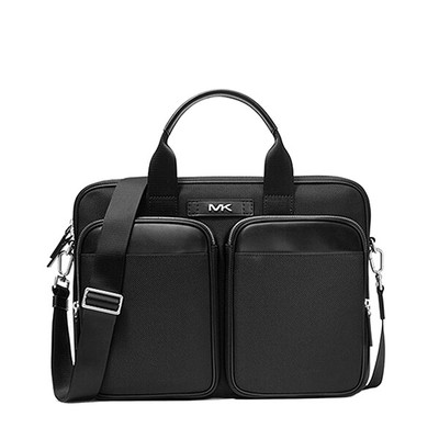 black canvas briefcase