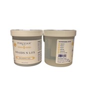 Peruvian White Braid Loc  Edge Gel Enhanced w/ Lemongrass 2 Packs 16oz Each
