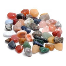 Crystal Tumble Stones Assorted WHOLESALE Mixed Gems 15-50mm Tumblestones 1kg
