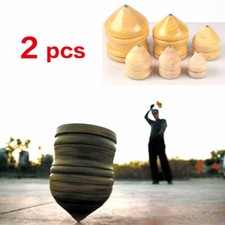 Outdoor Gaming Wooden Spinning of Top Use Whip Fitness Game